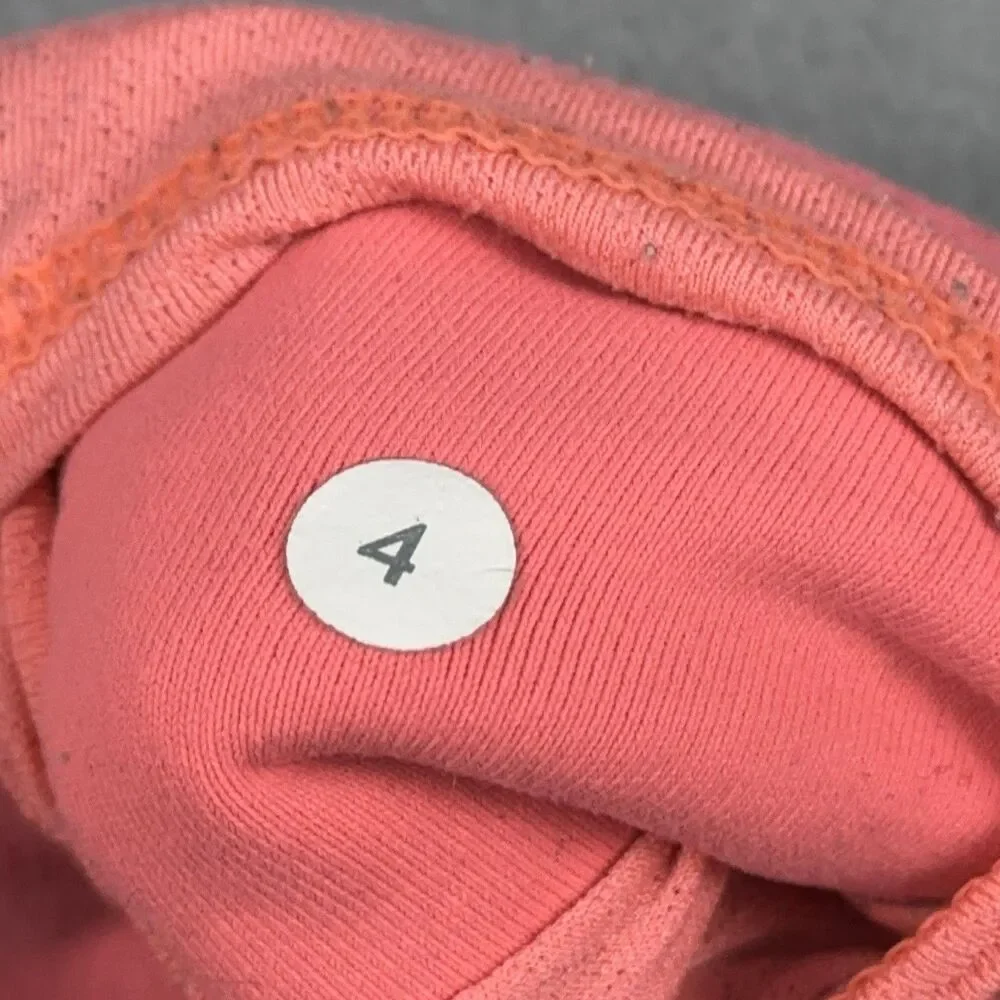 Lululemon Astro Pants Sz 4 Black Pink Gray Crossover Layered Waist Flare Yoga